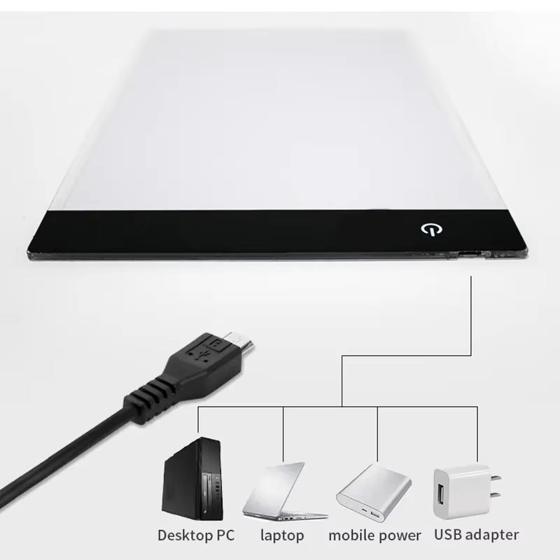 Transform Your Child's Creativity with the A3/A4/A5 Dimmable LED Drawing Copy Pad - The Ultimate Educational Art Toy for Kids!