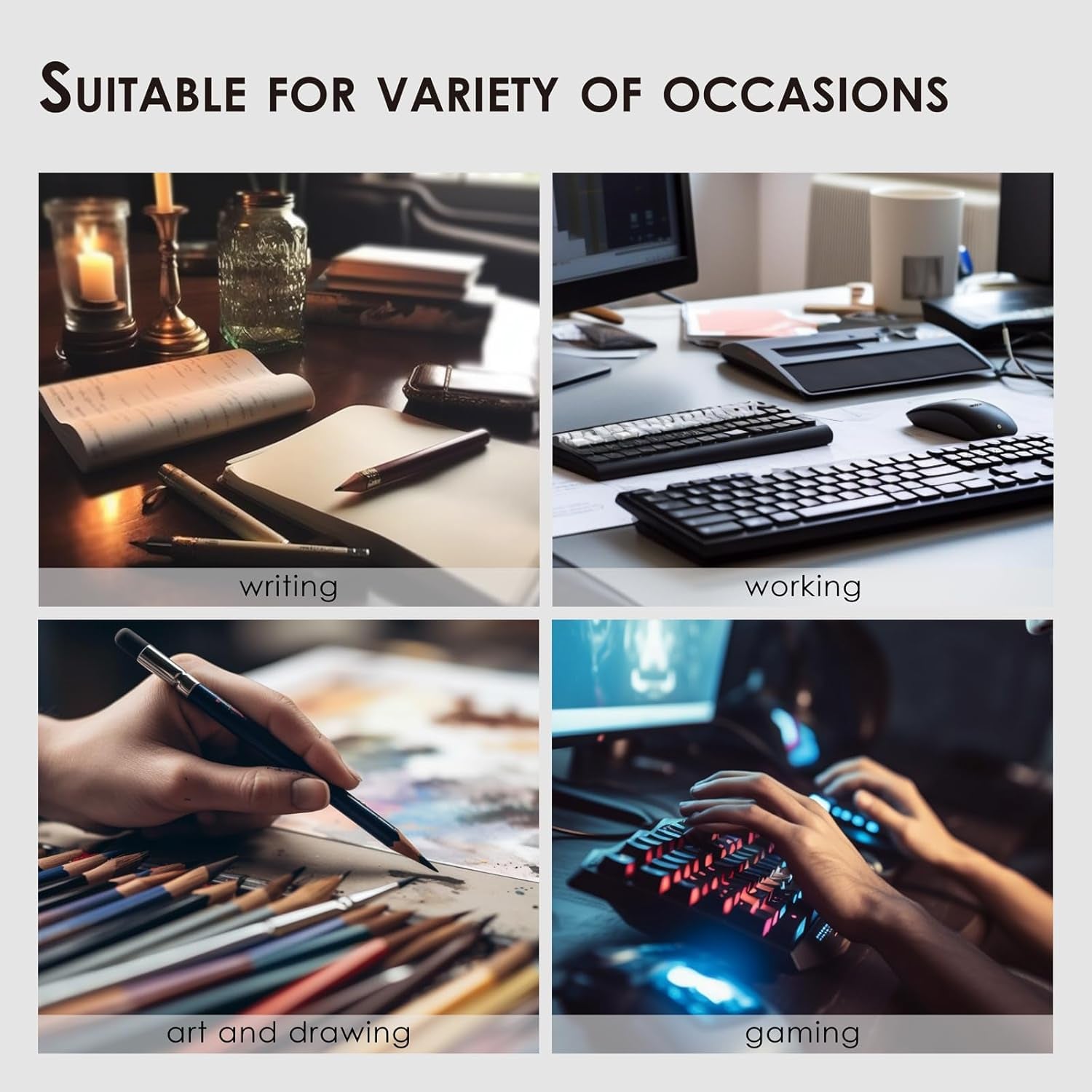 Transform Your Workspace with the Cork Dual-Sided Desk Mat - Stylish and Functional Desk Pad for Home and Office - Large Mouse Pad in Dark Blue (90cm x 43cm)