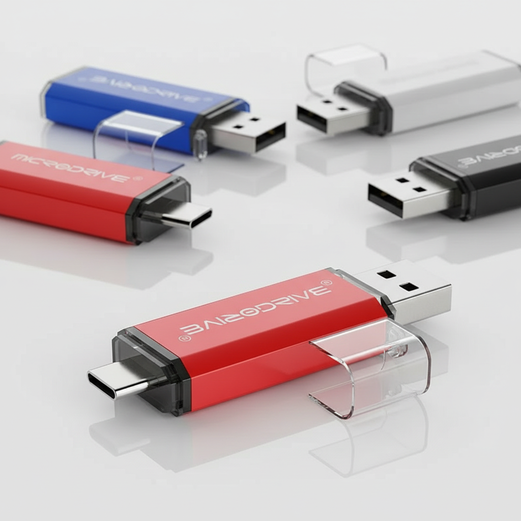 Unlock Lightning-Fast Data Transfers with Our Versatile 2-in-1 Type C USB Flash Drive - Choose Your Perfect Capacity!