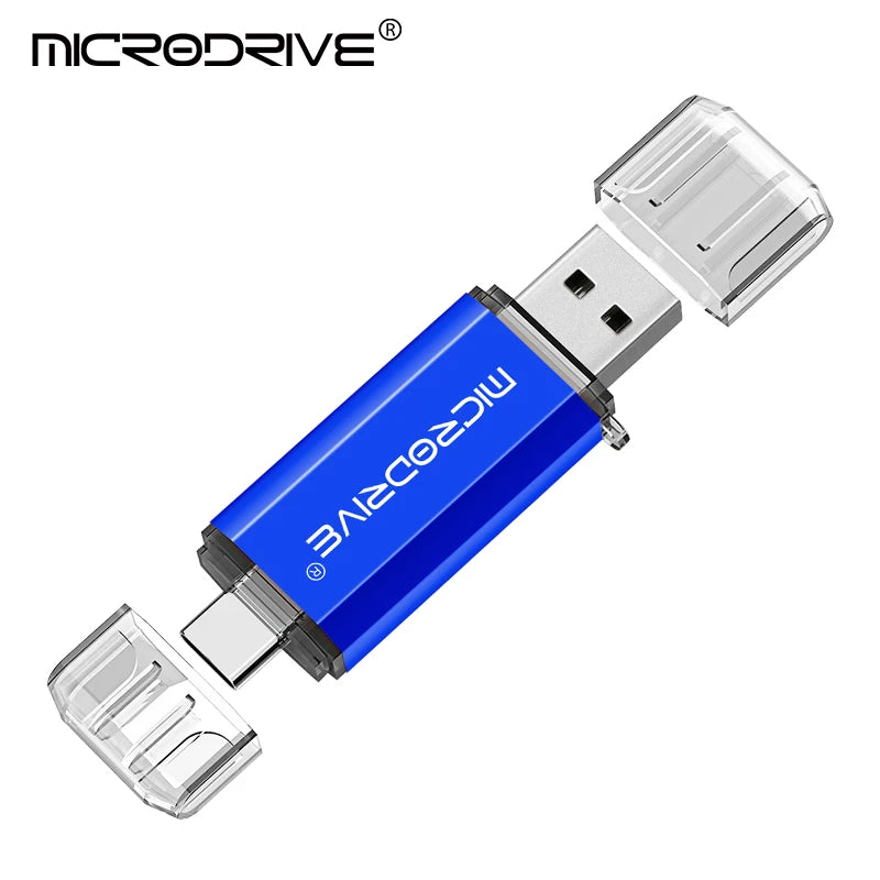 Unlock Lightning-Fast Data Transfers with Our Versatile 2-in-1 Type C USB Flash Drive - Choose Your Perfect Capacity!