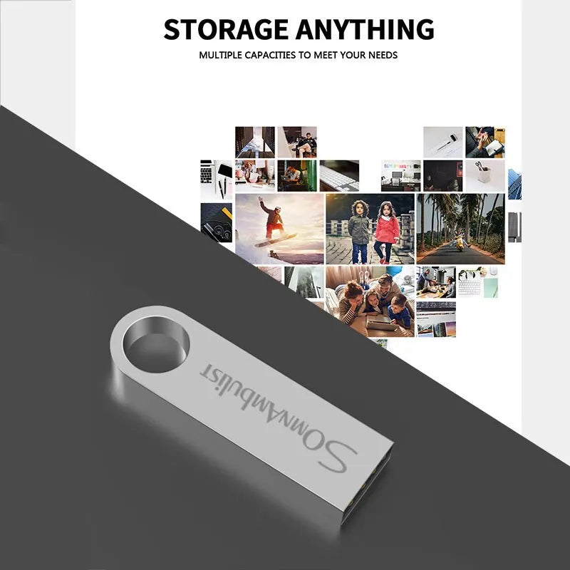 Ultra-Fast USB 2.0 Pen Drive - Choose Your Perfect Storage from 4GB to 128GB for PC and Mobile!