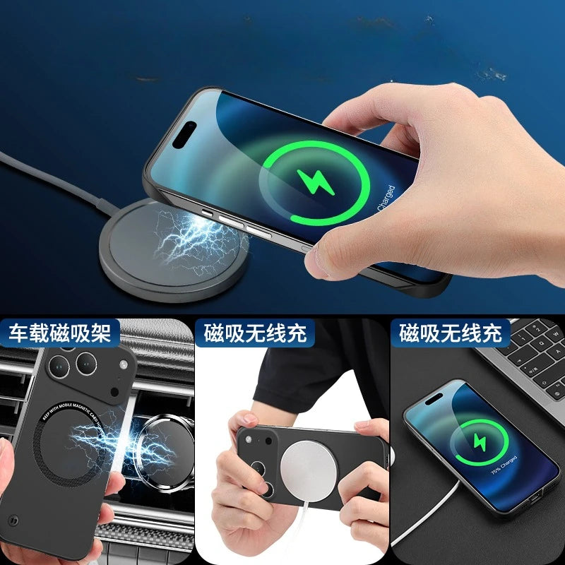 Ultimate Protection: MagSafe-Compatible Tough Case for iPhone 17 Pro Max - Shockproof Matte Finish